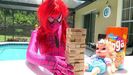 Pregnant Frozen Elsa & Pregnant Spidergirl w_ Evil Elsa Twin and Baby Spiderman - MEGA Compilation-tJdgXmsND0U