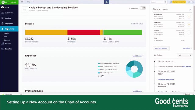 How to set up QuickBooks Online - Chart of Accounts - QBO Training