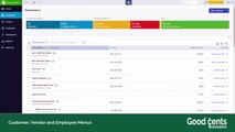 Using Customer, Vendor and employee menus in Quickbooks Online 2017 - Training Tutorials
