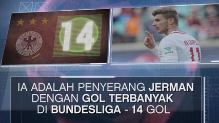 SEPAKBOLA: Bundesliga: Fakta Hari Ini - Debut Werner Bersama Tim Nasional