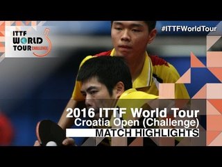 2016 Croatia Open Highlights: Chuang Chih-Yuan/Sun Chia-Hung vs Benedikt Duda/Qiu Dang (Pre)