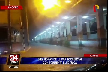 Tumbes: fuerte temporal activó 21 quebradas
