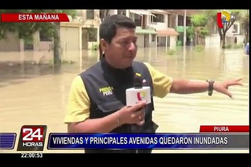 Piura: intensas lluvias continúan presentándose en la región