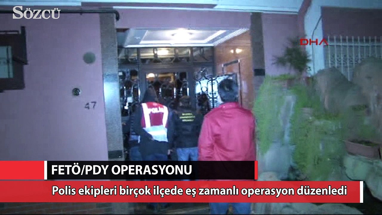 İstanbul'da FETÖ/PDY operasyonu