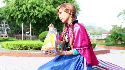 Frozen Elsa ARRESTED BY POLICE CAR! w/ Spiderman Babies Joker Maleficent Snow White! Super