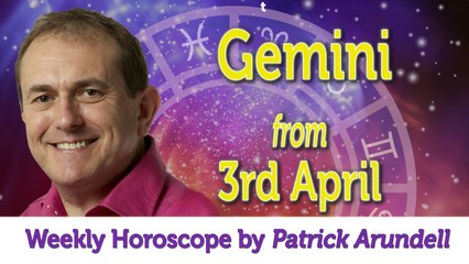 Gemini Weekly Horoscope from 3rd April 2017