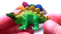 Finger Family Crazy Dinosaur Family Nursery Rhymes | Surprise Play-Doh Eggs Dinosaurs For