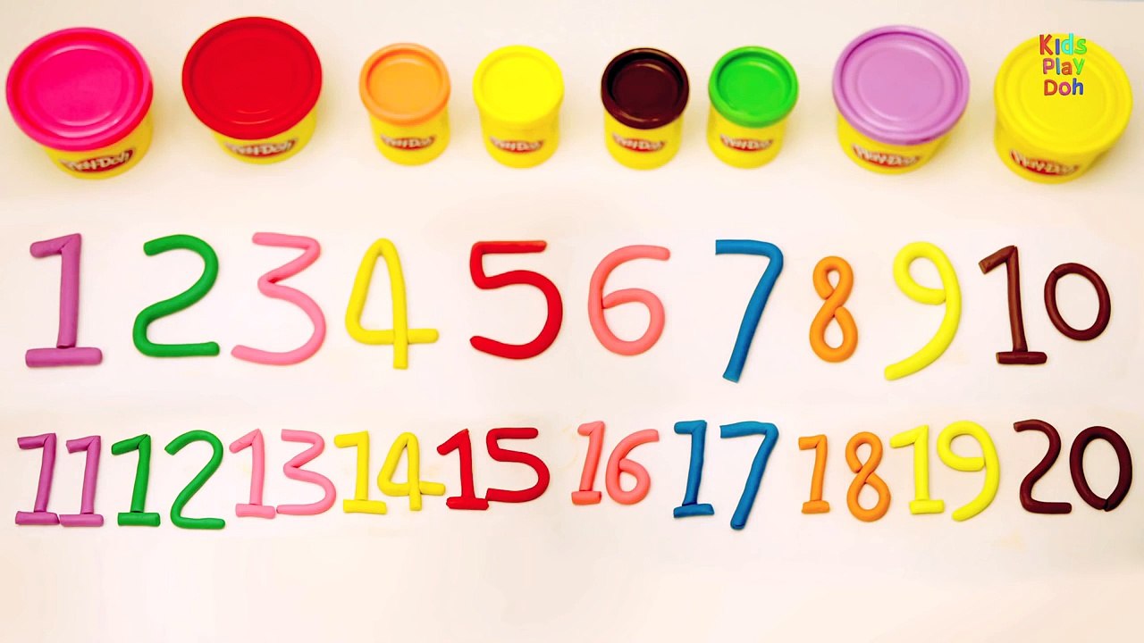 Play Doh Numbers 1 100 Learn Numbers 1 100 Number Song Kids