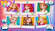 Disney Princess Elsa Anna Ariel Rapunzel Cinderella and Bell Photo Booth Game