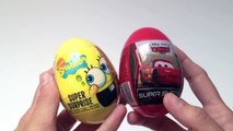 50 Surprise Eggs Kinder Surprise Play-Doh Surprise Eggs Cars 2 Spongebob Disney SUPER Vide