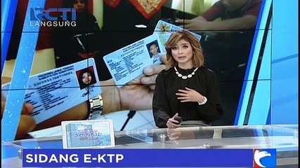 Sidang E-KTP Hadirkan Saksi Anggota DPR Periode 2009-2014