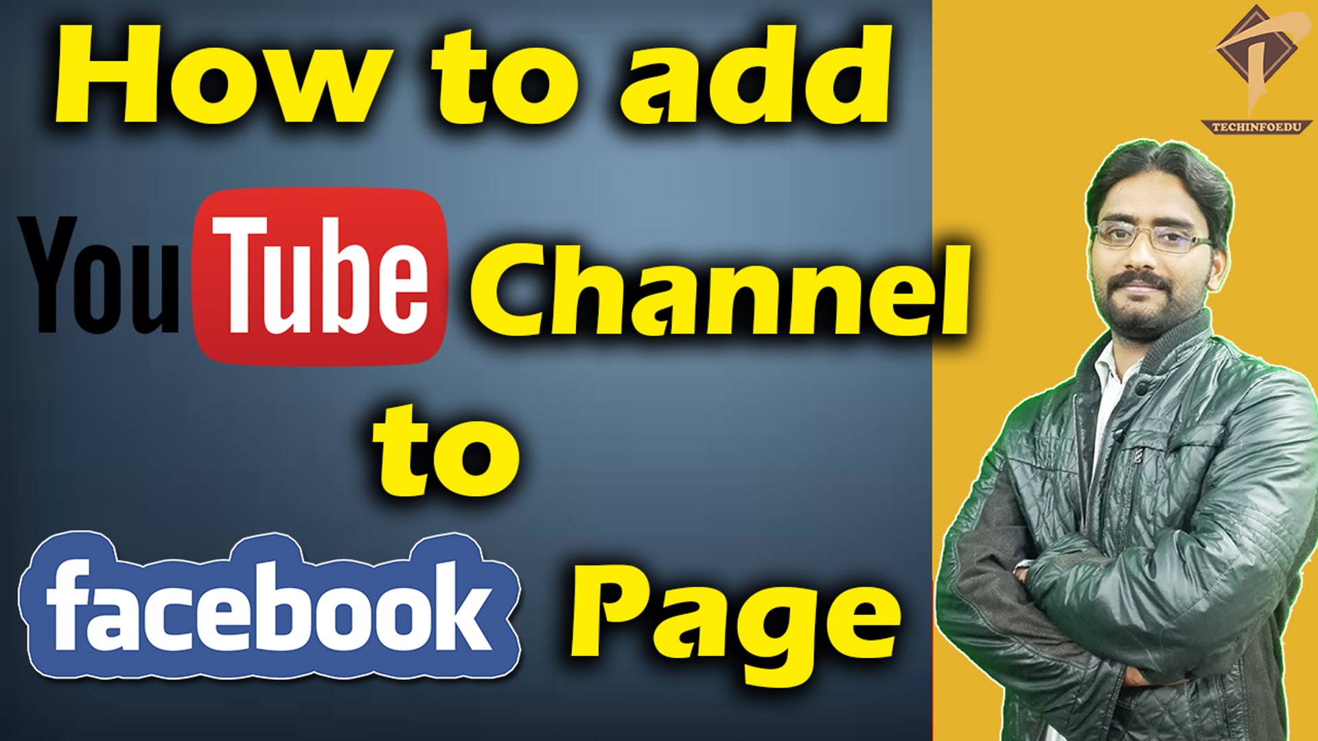 ⁣How to add Youtube Channel to Facebook Page Detail Explained