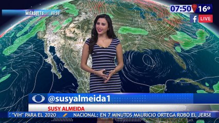 Susana Almeida Pronostico del Tiempo 22 de Marzo de 2017