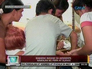 24 Oras: Babaeng nasawi sa aksidente, nawalan ng pera at alahas