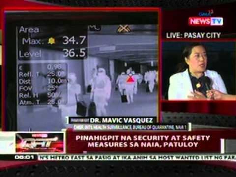 QRT: Pinahigpit na security at safety measures sa NAIA, patuloy