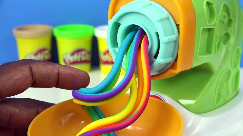 DIY Play Doh Rainbow Spaghetti Maker Modelling Clay Play Doh Mighty Toys-rTaDLviJ9HU