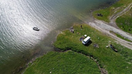 Sazlıdere Barajına Dökülen Hafriyat, Havadan Görüntülendi
