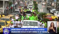 Binomio Moreno-Glas sumó el apoyo de la coalición de organizaciones sociales en Santo Domingo de los Tsáchilas