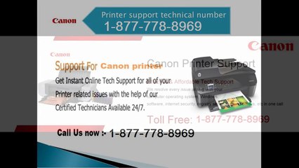 USA Toll-Free  1-877-778-8969 Canon Printer Support Phone Number