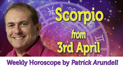 Scorpio Weekly Horoscope from 3rd April 2017