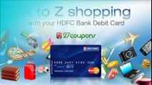 Go cashless with HDFC Bank Rewards Debit Card