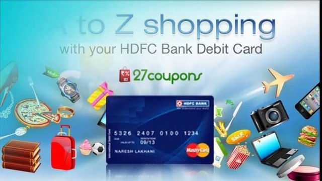 Go cashless with HDFC Bank Rewards Debit Card