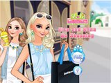 Frozen rapunzel princesses mall shopping game , super game for kids , nice game for child