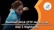 2016 ITTF-Asian Cup Day 1 Highlights