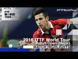 2016 Polish Open Highlights: Wang Zhixu vs Can Akkuzu (U21-Final)