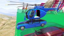 COLOR HELICOPTER on Truck & Spiderman Cars Cartoon for Kids & Colors for Children w Nurser