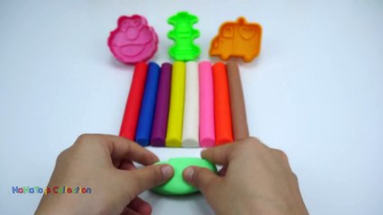Colors For Children - Play doh For Kids With Colours Frog, Cars, Robot - Toy For Childrens