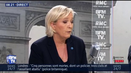 Attaque à Londres: Marine Le Pen dénonce "une forme de terrorisme low cost"