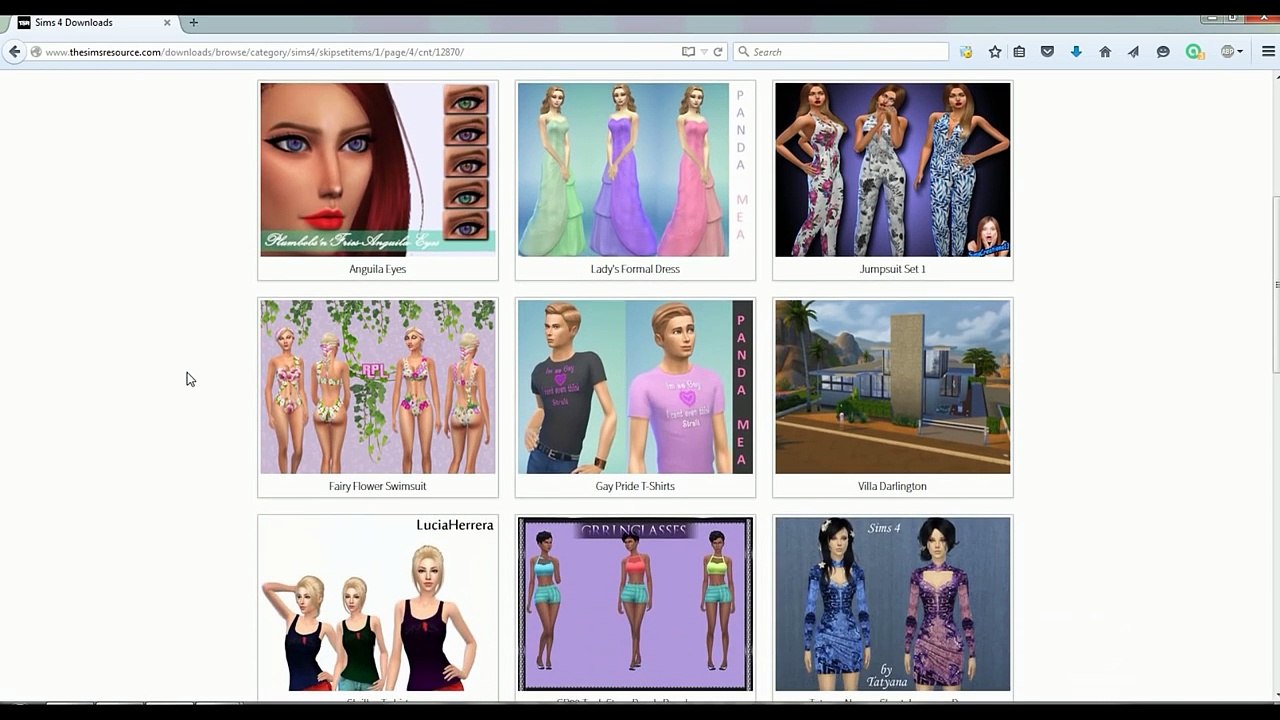 LOS SIMS 4 - CC Shopping #2