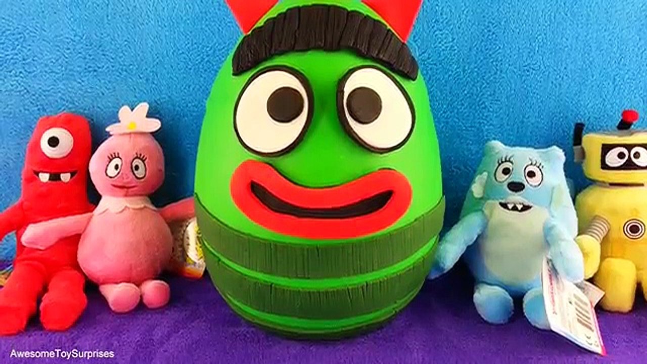 Yo Gabba Gabba Play-Doh Surprise Eggs Brobee and Yo Gabba Gabba Toys
