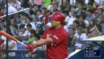 広島カープ　田中広輔　第８号ホームラン