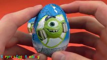 Roll a Scare Monsters University Kinder Joy Surprise Eggs Kids Toys