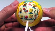 Chupa Chups SpongeBob The Smurfs Hello Kitty Surprise Eggs Lollipops Candies Surprise Toys