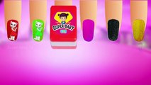 Learn Colors with Surprise Nail Arts, Colours to Kids Children Toddlers, Baby Learning Vid