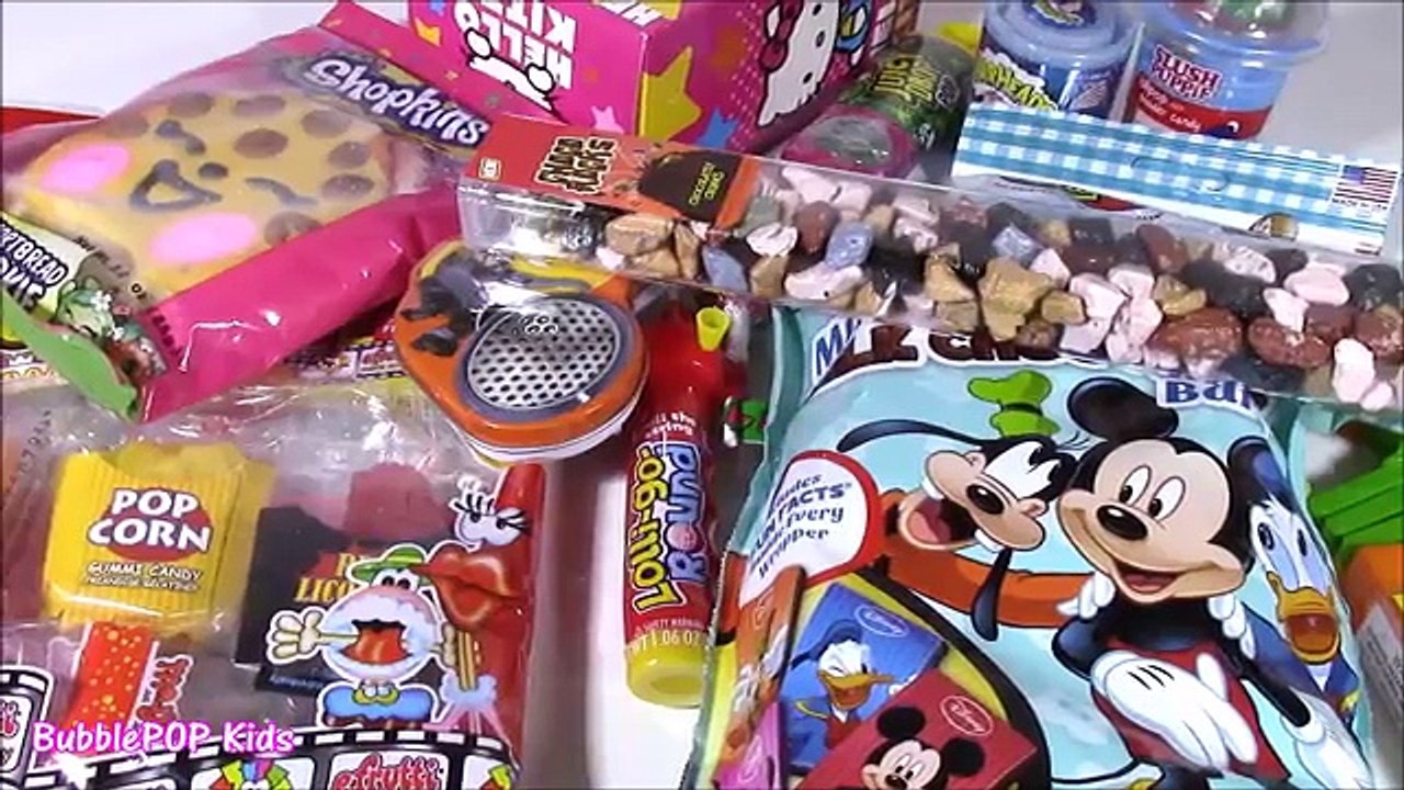 Candy Bonanza 6! Gummy Popcorn Pizza Minions Farts SHOPKINS Cookie Juicy DROP Jelly Belly