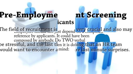 Critical Tips On Pre-Employment Screening