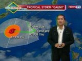 SONA: TS Gaemi, inaasahang madaling-araw papasok sa PAR; Luzon, makakaranas pa rin ng pag-ulan