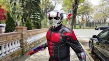 ANTMAN vs MUTANT MOBSTER IRL - Nerf War - Superheroes in Real Life - Spiderman - Marvel - DC-SFH