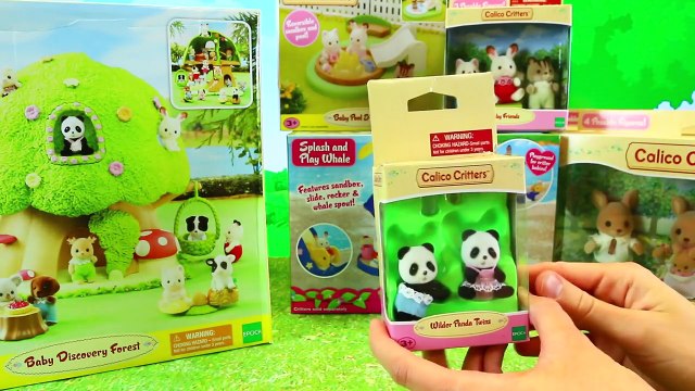Calico Critters Tree House Dollhouse Fun Pretend Play Ava Cute Pet Smooshees DisneyCarToys