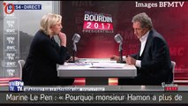 Présidentielle : Marine Le Pen accuse BFMTV et son propriétaire d’avantager Macron