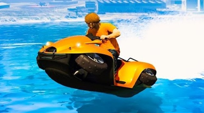 KWEBBELKOP-NEW EXTREME HOVERCRAFT RACE! (GTA 5 Funny Moments)