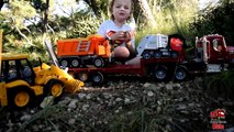 GARBAGE TRUCK VIDEOS For Children l Trash Truck, Bruder Mack Tractor Trailer l Garbage Trucks Rule-Wx-