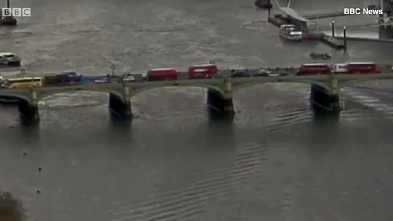 Voici la course folle de la voiture qui a fauché les passants sur le pont de Westminster