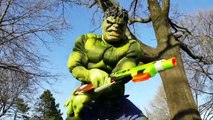 NERF WAR - Superheroes In Real Life - Spiderman - Spider-man - Marvel IRL-E
