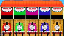 Learning Colors with Street Vehicles Thomas & Friends train - Coloured Cars Learn Colors in English