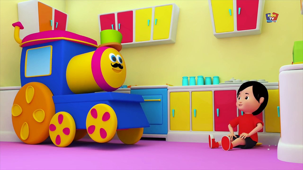 Bob Train Johny Johny Oui Papa | comptine | 3D Kids Song | Kids Poem | Johny Johny Yes Pap